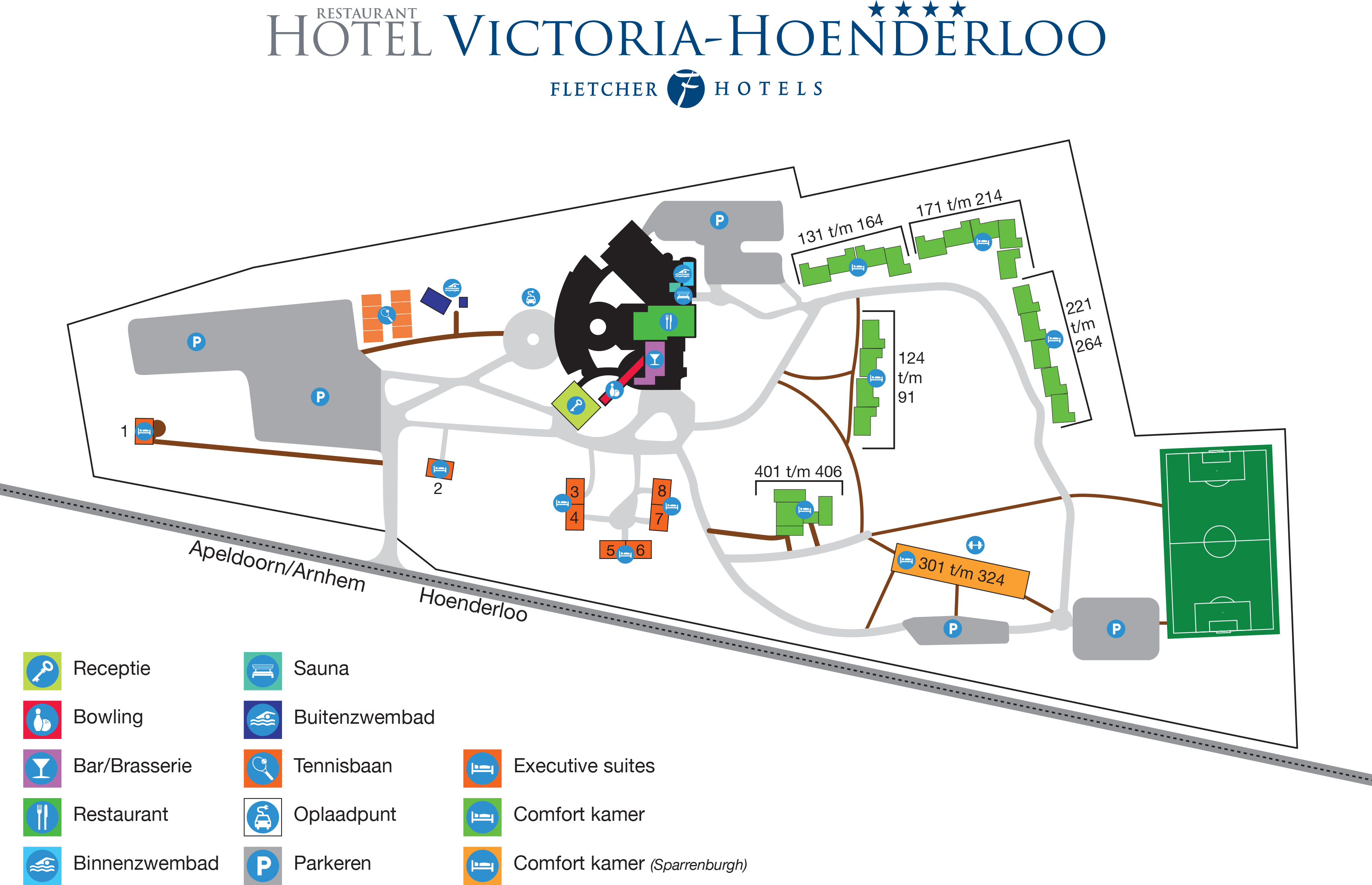 Over het hotel Fletcher HotelRestaurant VictoriaHoenderloo